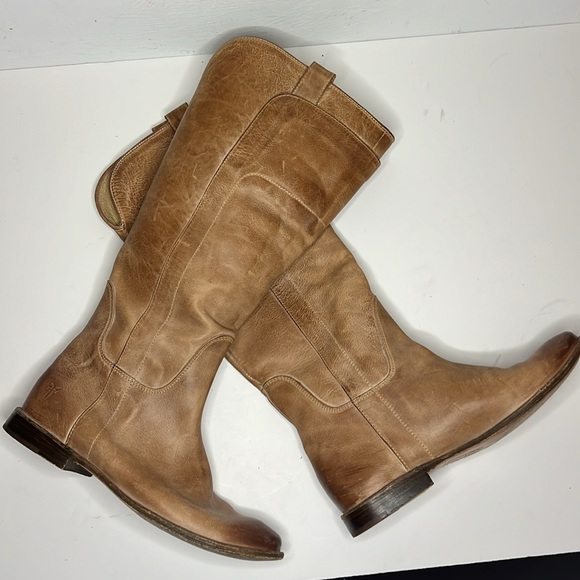 Frye Paige Leather Tall Riding Boots Women’s Size 6.5 B - Picture 7 of 16